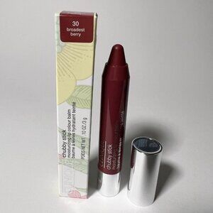 Clinique Chubby Stick Moisturizing Lip Color Balm 30 Broadest Berry Full Size